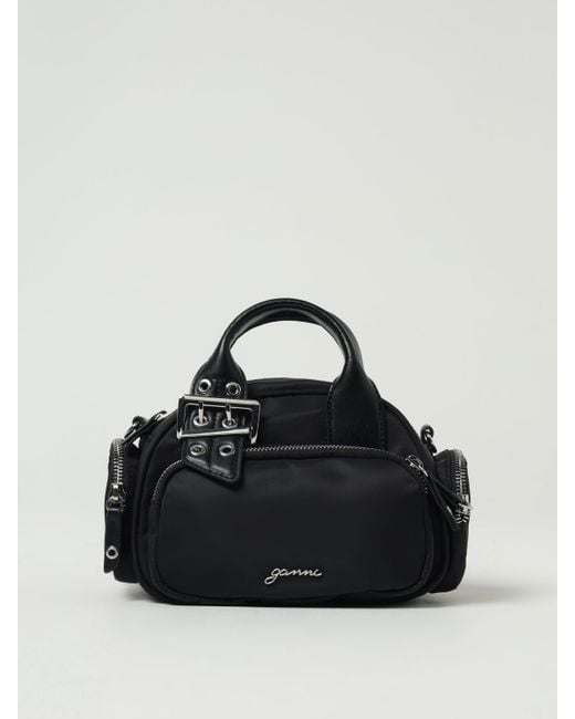 Bolso De Mano Mujer Ganni de color Black