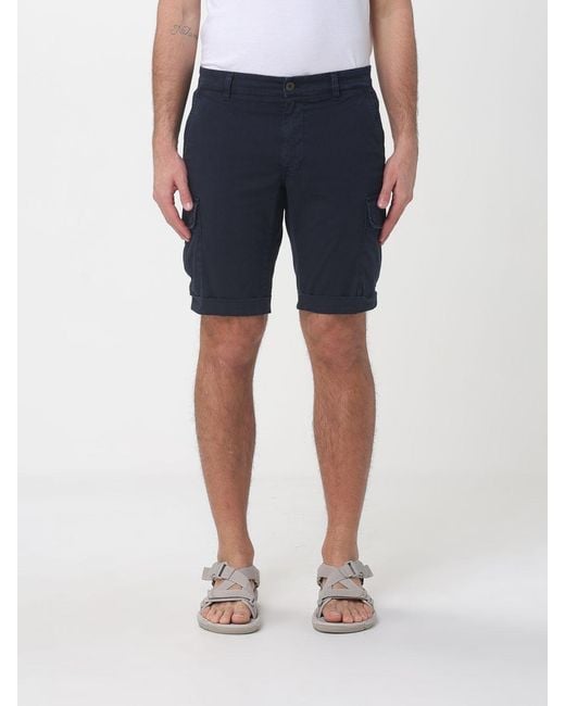 Mason's Blue Cargo Shorts for men