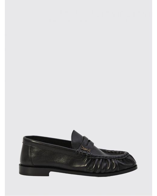 Saint Laurent White Le Loafer Vegetable Tanned Leather Loafers