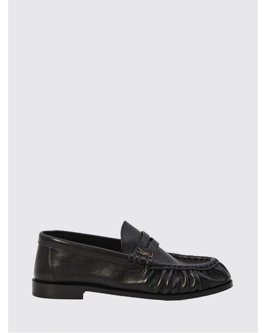 Saint Laurent White Le Loafer Vegetable Tanned Leather Loafers