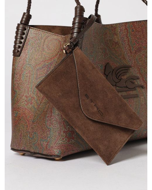 Etro Brown Libra Medium Bag