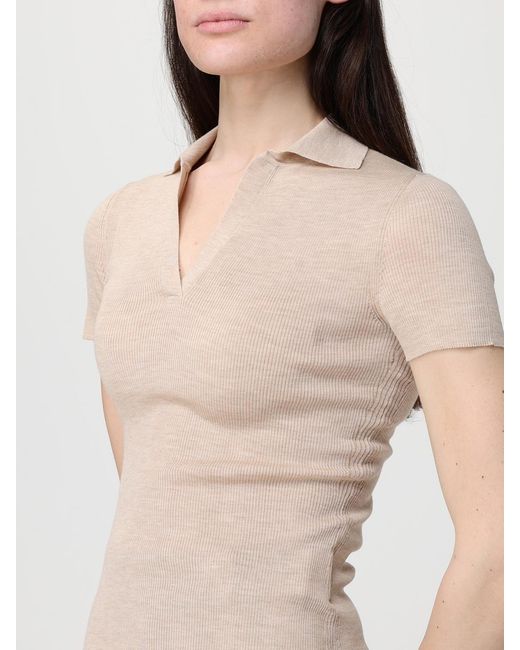 Max Mara Natural Basic Wool Knit Polo