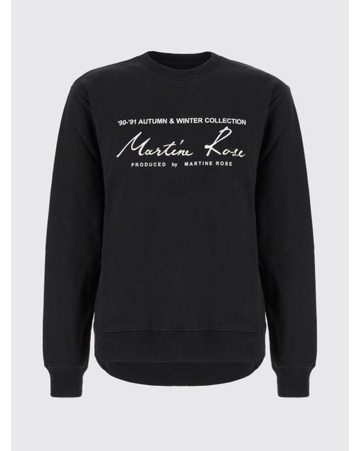 Martine Rose Black Sweatshirt for men