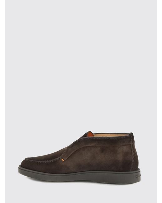 Santoni Brown Boot for men