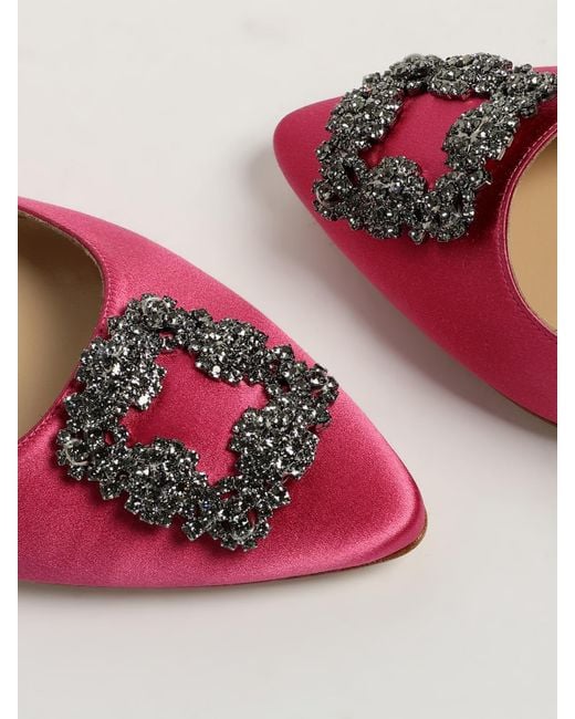 Manolo Blahnik Pink Shoes