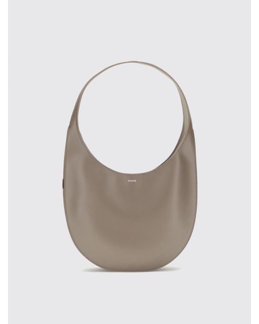 Coperni Gray Swipe Calf Leather Bag