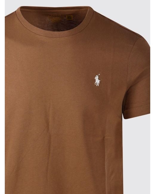 Polo Ralph Lauren Blue Pony Logo Cotton T-Shirt for men
