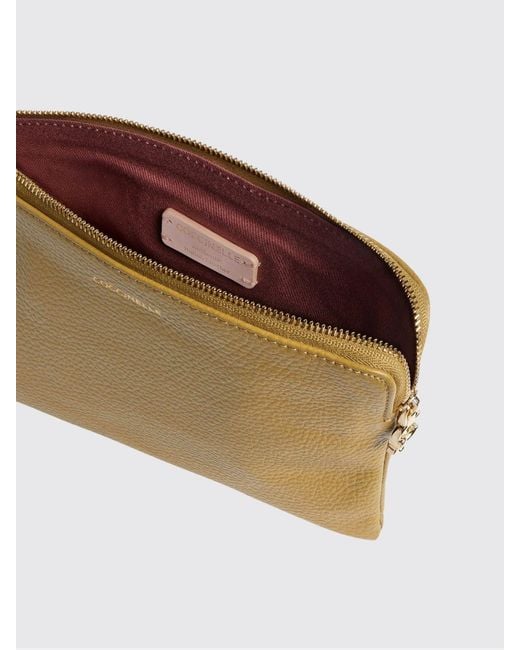 Coccinelle Natural C-Me Softy Grained Leather Pouch