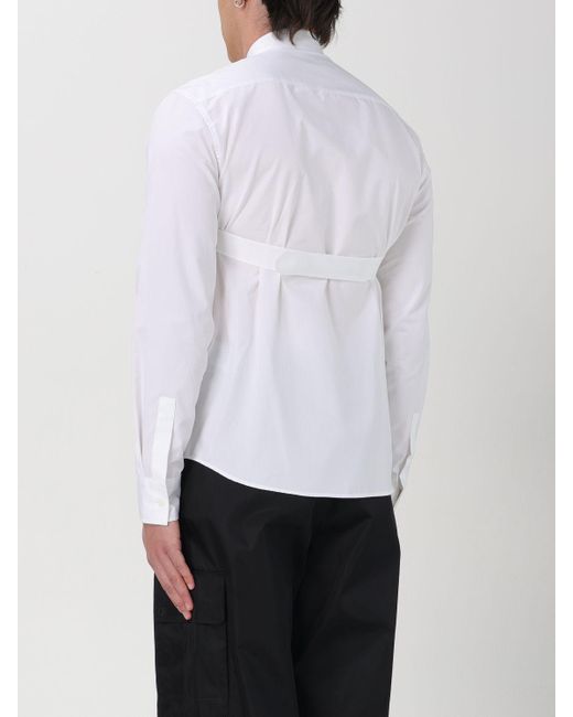 Camicia in cotone di Off-White c/o Virgil Abloh in White da Uomo