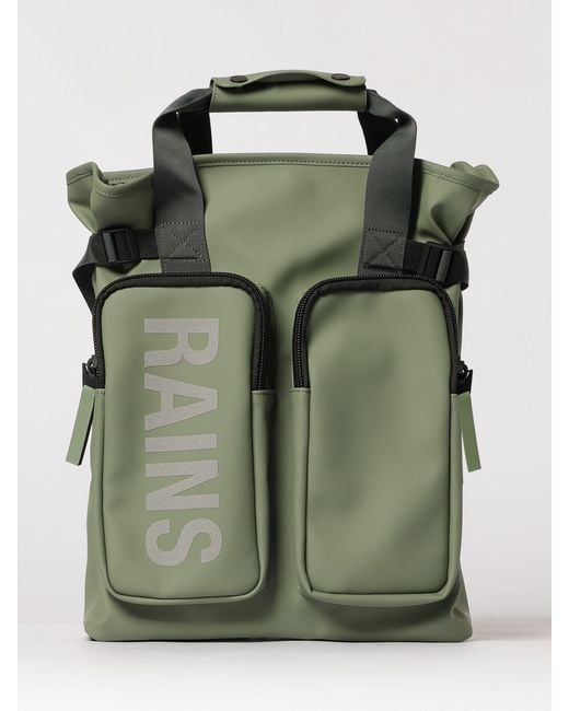 Rains Green Texel Tote Backpack for men
