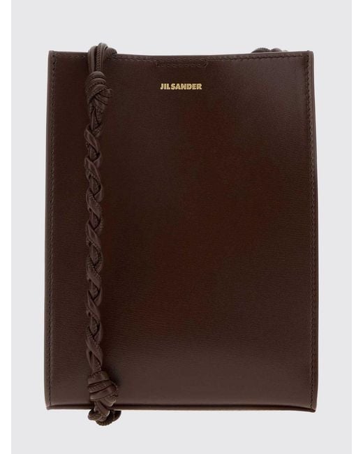 Jil Sander Brown Crossbody Bag