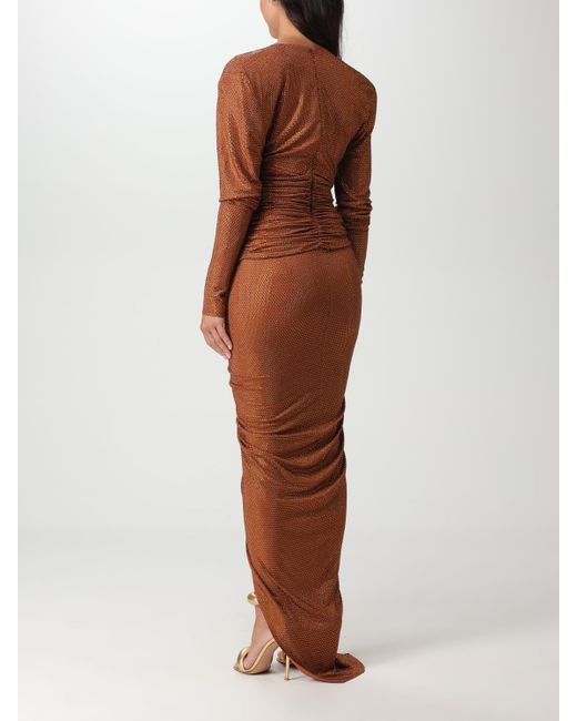 Alexandre Vauthier Brown Dress