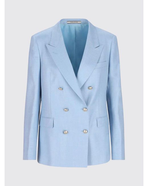 Tagliatore Blue Double Breasted Blazer