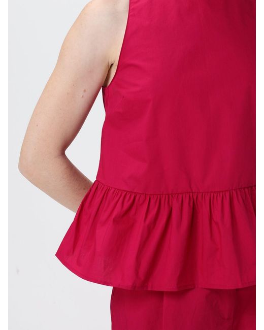Liu Jo Red Cotton Top