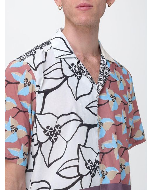Camicia Bowling di NOM in Red da Uomo