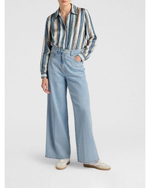 Momoní Blue Momon&Igrave Trousers