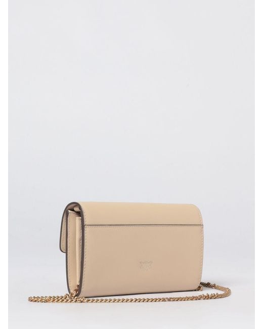 Pinko Natural Love Bag Simply Leather Wallet Bag