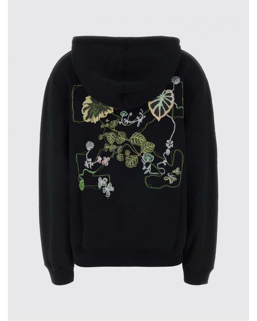 Off-White c/o Virgil Abloh Blue Cotton Hoodie