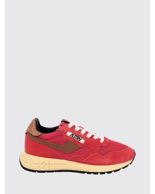 Autry Red Reelwind Low-Top Trainers
