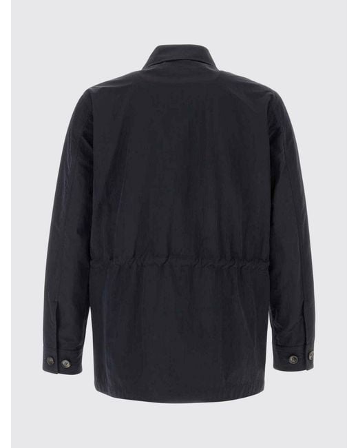 Burberry Black Recycled Technical Fabric Shirt Jacket for men