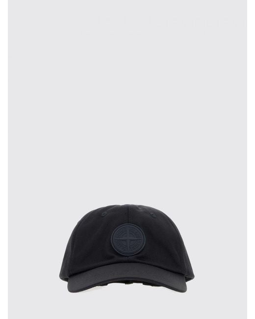 Stone Island Blue Hat for men