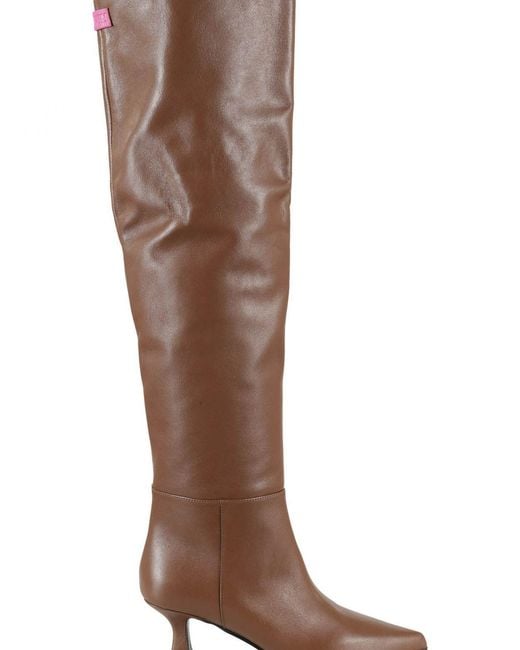 3Juin Brown Bea Leather Boot