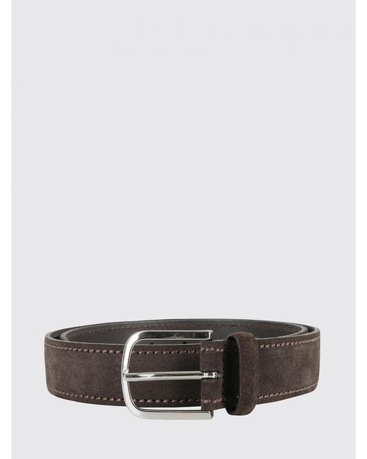 Orciani Gray Belt for men