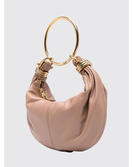 Chloé Pink Chlo&Eacute Leather Bracelet Bag
