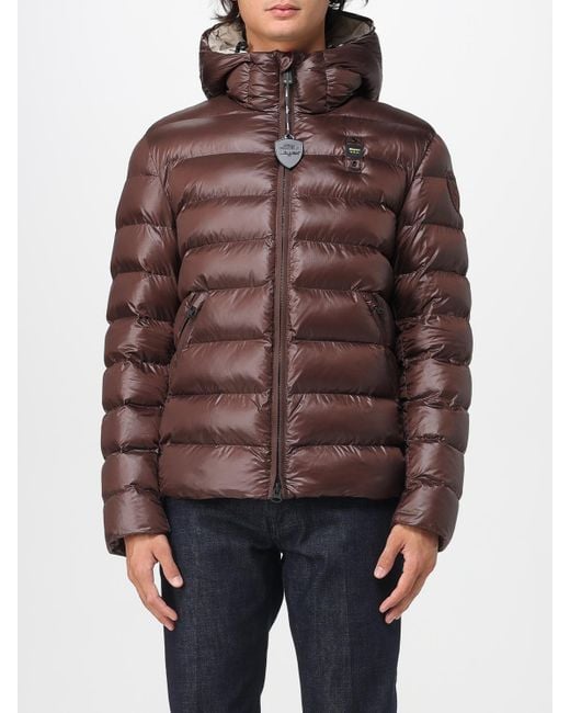 Blauer Jacke Herren in Brown für Herren
