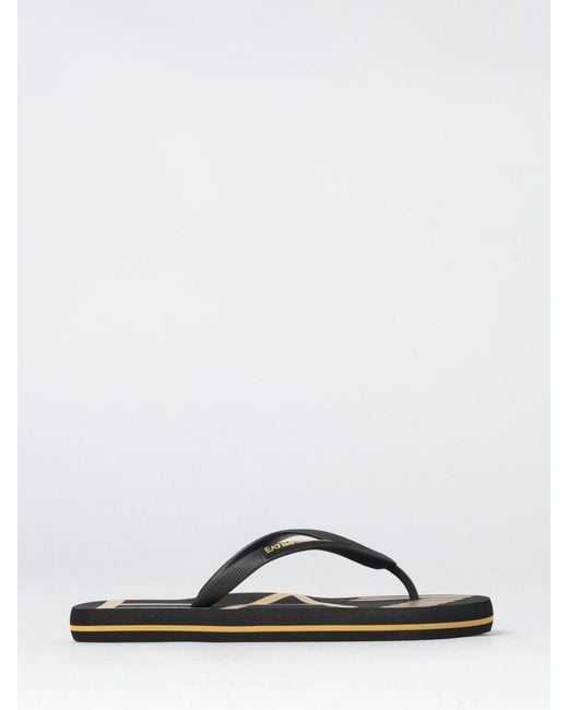 EA7 Black Shoes for men