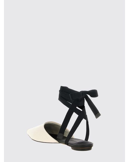 Jacquemus White Ballerina Mule Espadrilles
