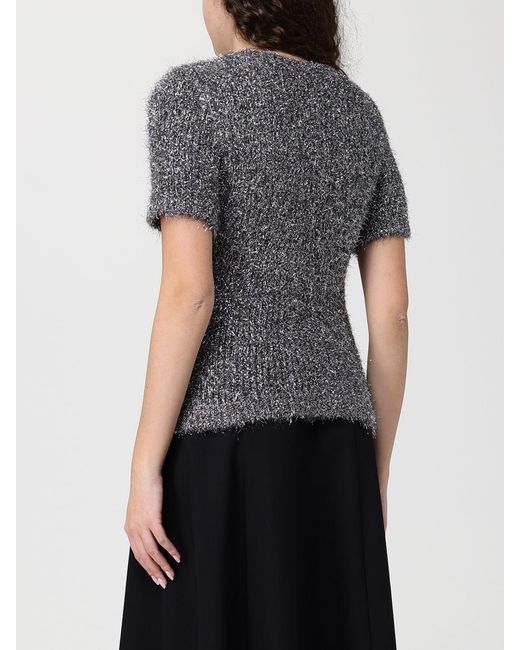 Moschino Couture Gray Polyester Knit Top