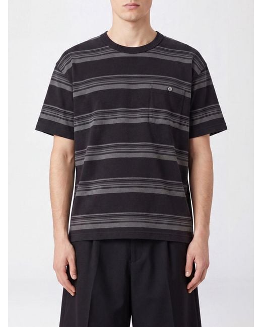 Comme des Garçons Black Comme Des GarÇ Ons Homme Plus Cotton T-Shirt With Patch Pocket for men