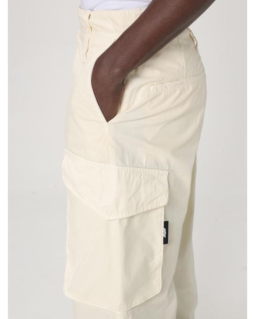 Pantalone Cargo di MSGM in Natural da Uomo