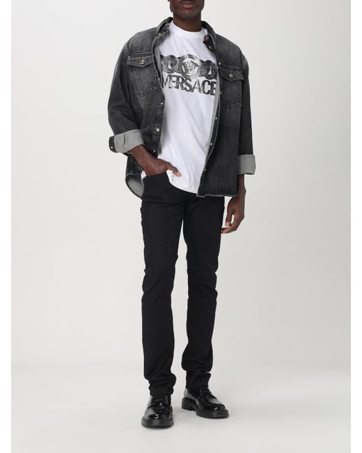 T-Shirt Homme Versace pour homme en coloris White