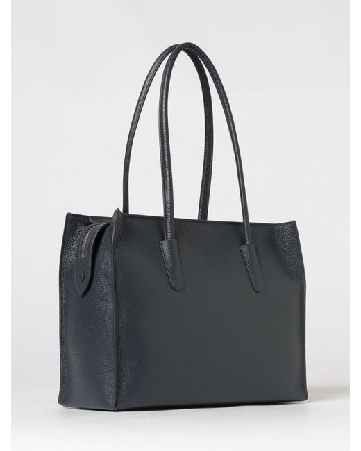 Coccinelle Black Hammered Leather Bag