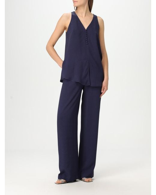 Emporio Armani Blue Top Damen