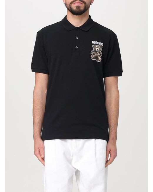 Polo Homme Moschino Couture pour homme en coloris Black