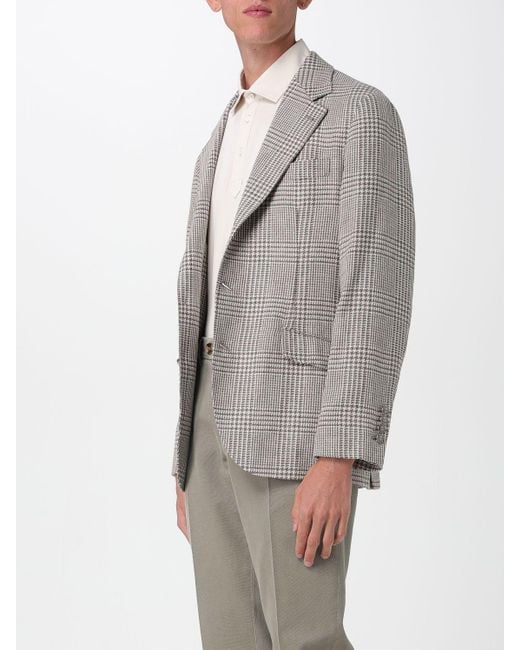 Brunello Cucinelli Gray Jacket for men