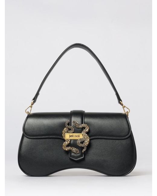 Just Cavalli Black Synthetic Leather Bag