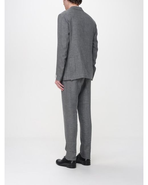 Eleventy Gray Virgin Wool Suit for men