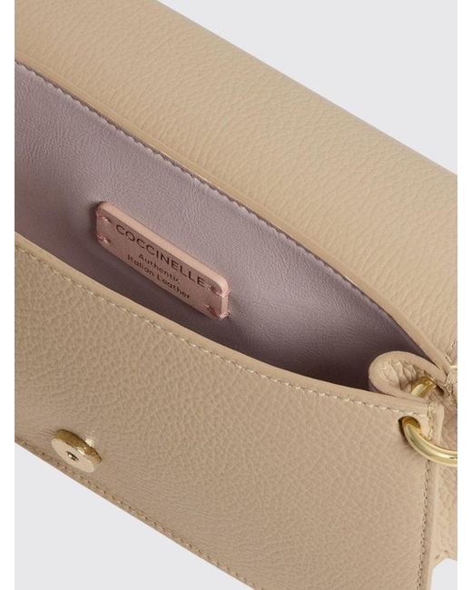 Coccinelle Natural C-Me Grained Leather Bag