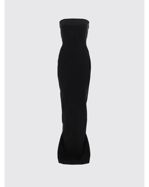 Rick Owens Black Viscose Dress