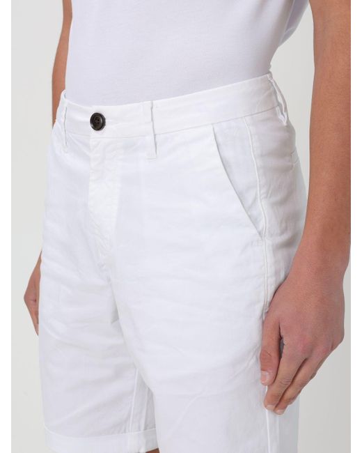 Pantaloncino in cotone di Sun 68 in White da Uomo