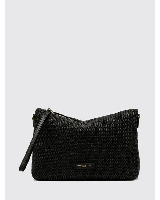 Gianni Chiarini Black Shoulder Bag Club Marcella
