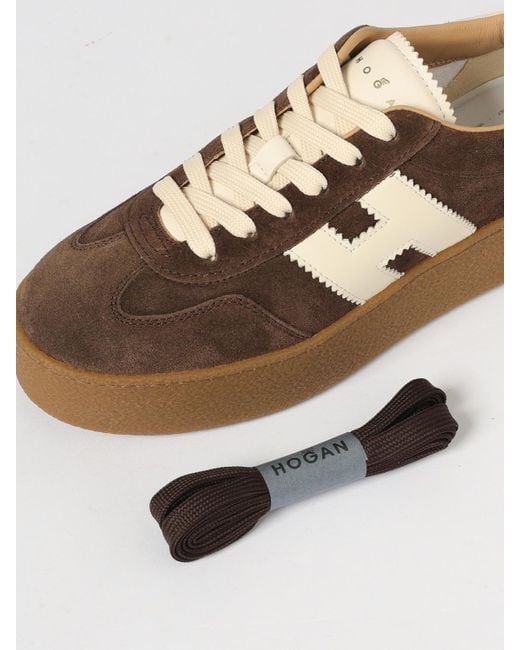 Sneakers Platform di Hogan in Brown