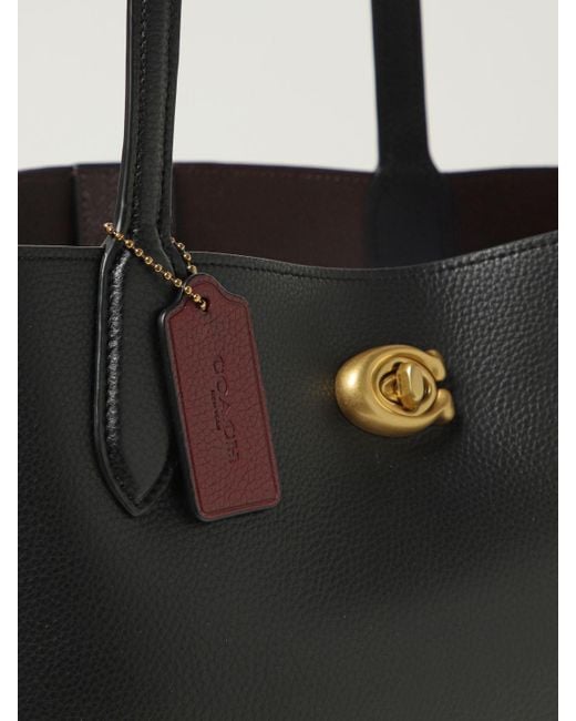 COACH Black Handtasche Damen