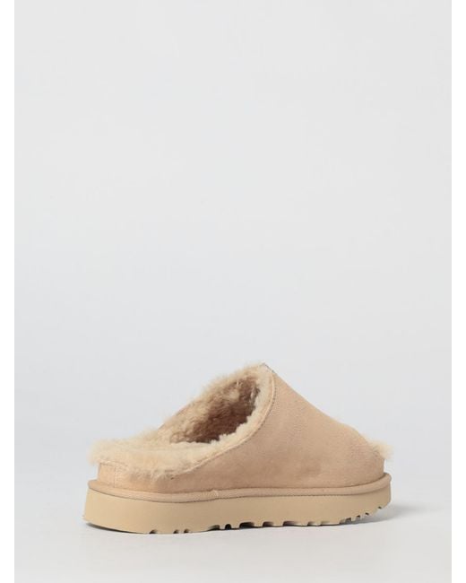 Ugg Natural Greenport Suede Sliders