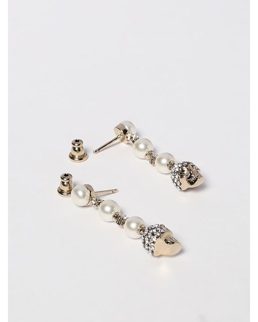 Orecchini Skull di McQueen in White