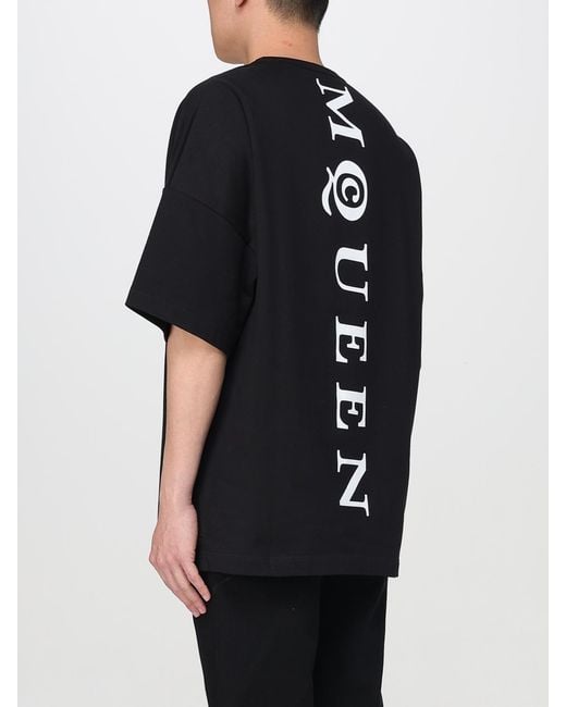 McQueen Black T-Shirt for men